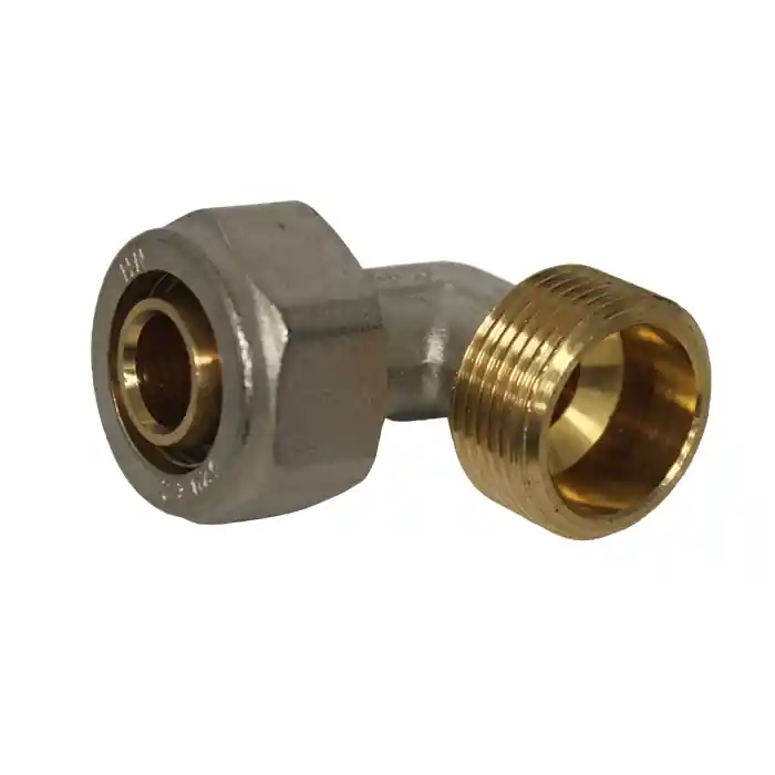 Vente Directe Coude Multicouche à compression Ø20x2,0 - Mâle 3/4" (20/27) - Henco