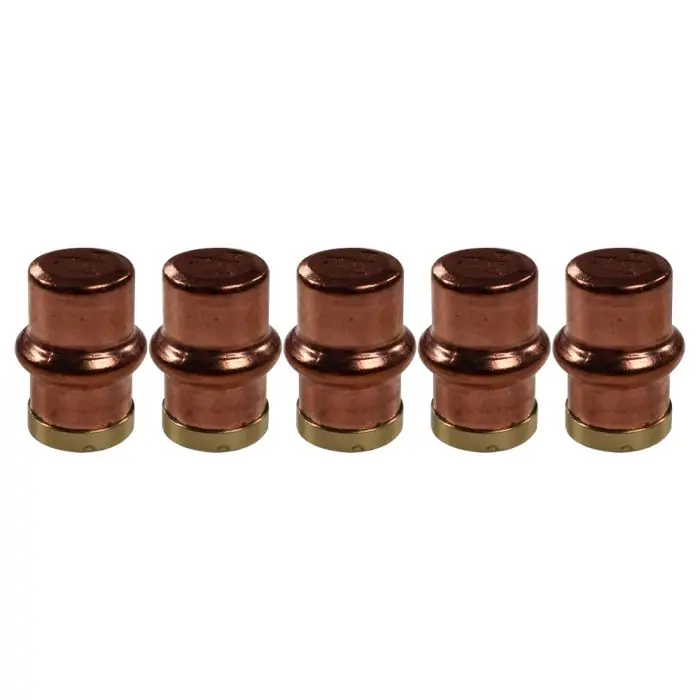 Lot de 5 Boutons de Meuble Matière Cuivre Laiton "Vintage-Rétro" - Ø14 - Arcanaute Populaire