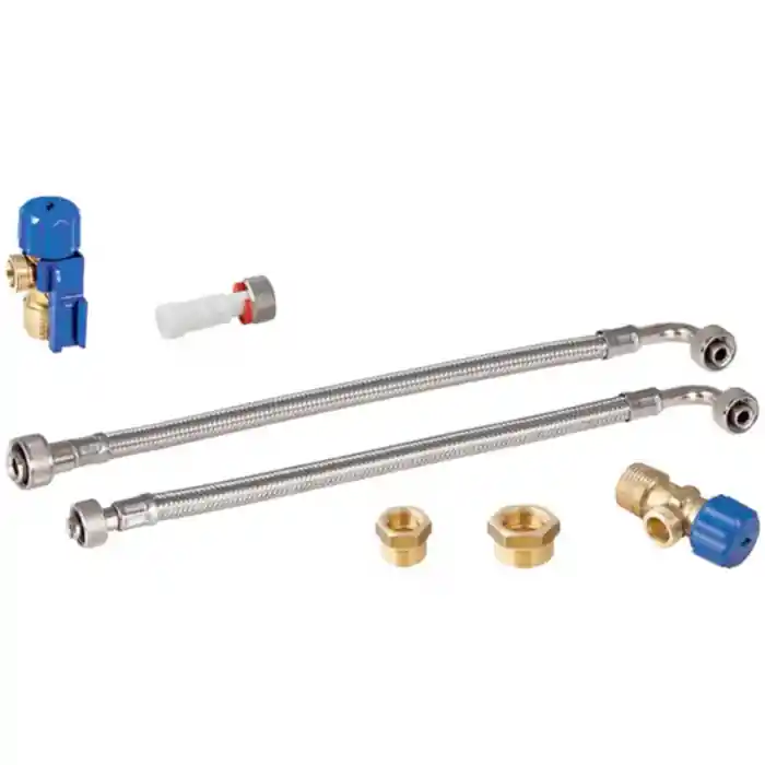 Kit de raccordement d‘eau à l‘arrière au centre, pour panneau sanitaire Geberit MONOLITH pour WC, 114 cm - Geberit Super Prix