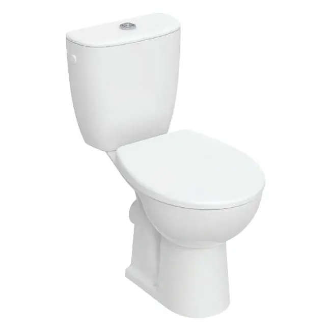 Pack WC au sol à fond creux Geberit BASTIA sans bride avec abattant standard - Geberit Dernière Chance