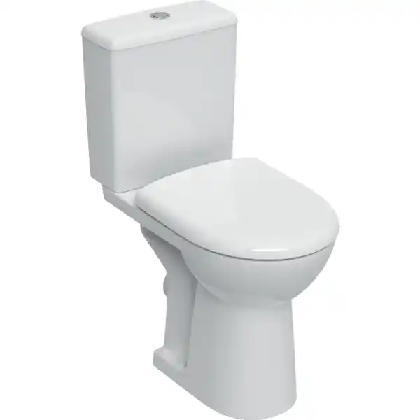 Pack WC au sol Geberit RENOVA COMFORT surélevé, sans bride et avec abattant frein de chute et déclipsable - Geberit Meilleur Choix