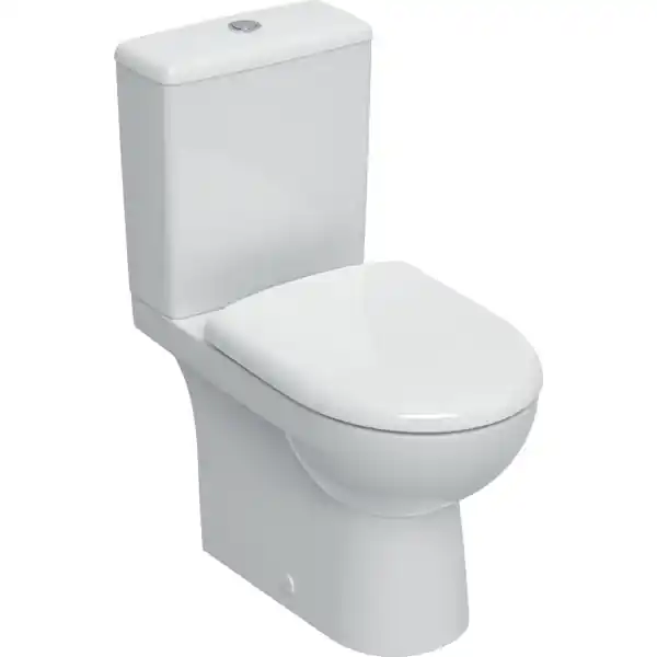 Pack WC au sol Geberit RENOVA, sortie duale, semi-caréné, sans bride, avec abattant frein de chute et déclipsable - Geberit Expédition Rapide