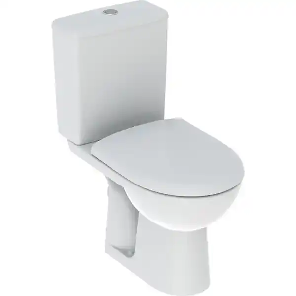 Pack WC au sol Geberit RENOVA, sortie horizontale, sans bride avec abattant frein de chute et déclipsable - Geberit Authentique