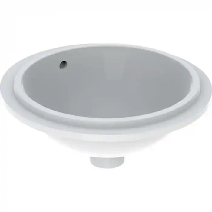 Vasque à encastrer par le dessous Geberit VARIFORM ronde Ø39cm sans trou de robinetterie - Geberit Prix Choc