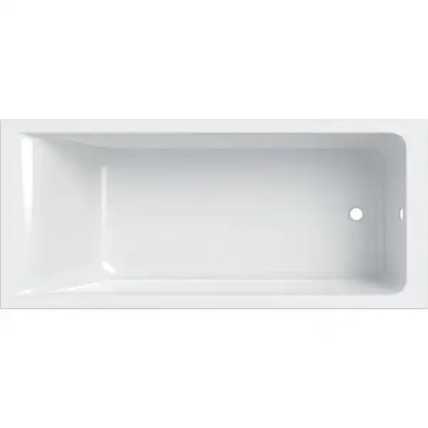 Baignoire acrylique sanitaire rectangulaire Geberit RENOVA PLAN 180x80cm, avec pieds - Geberit Bon Plan