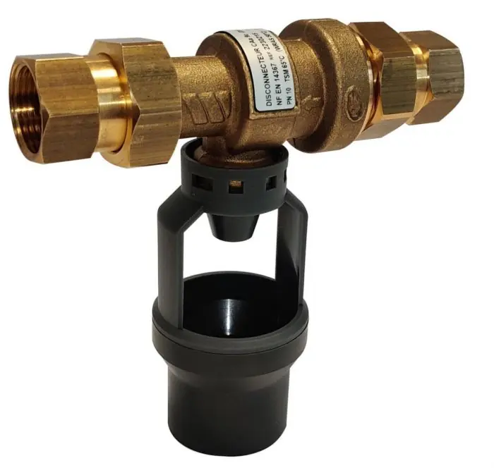 Must-Have Disconnecteur CA9C avec garde d‘air - Femelle Femelle 1/2" (15/21) - Watts