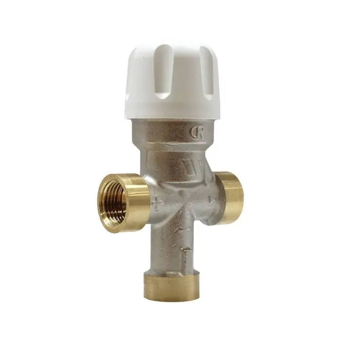 Top Vente Mitigeur thermostatique régulateur limiteur femelle 1/2" (15/21) - Réglage de 25°C à 55°C - Watts