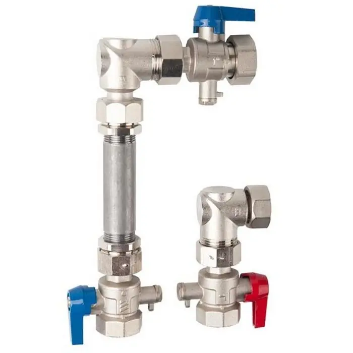 Expédié Aujourd'hui Kit de raccordement collecteur plancher chauffant pour compteur d‘énergie thermique vertical - Watts