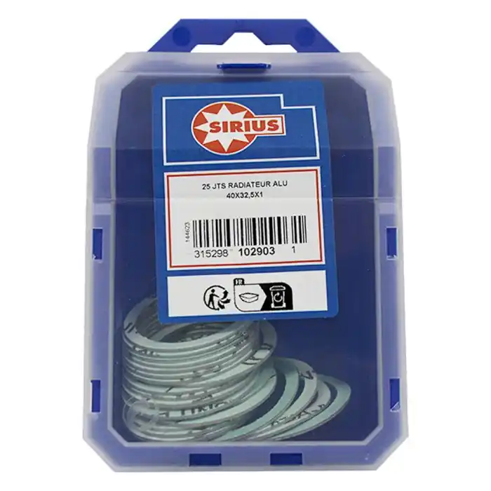 Remise Boite de 25 joints nitrile pour radiateur aluminium 32,5x40x1mm WATTS