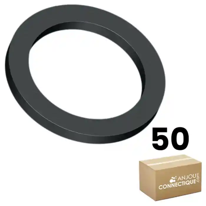 Boîte de 50 joints caoutchouc SBR pour eau froide, arrosage - 1" (26/34) - 22 x 29 x 2mm - WATTS Nouveauté