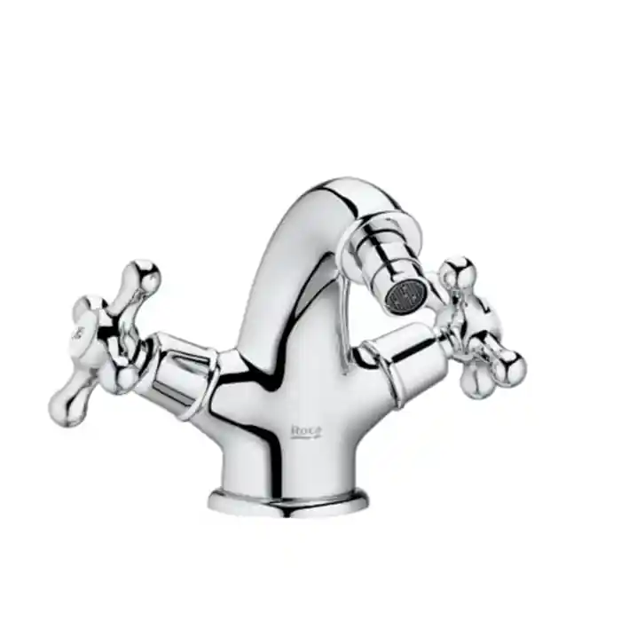 Achat Immédiat Robinet mélangeur bidet à jet mobile CARMEN avec vidage clic-clac – Chromé – Roca – A5A6A4BC00