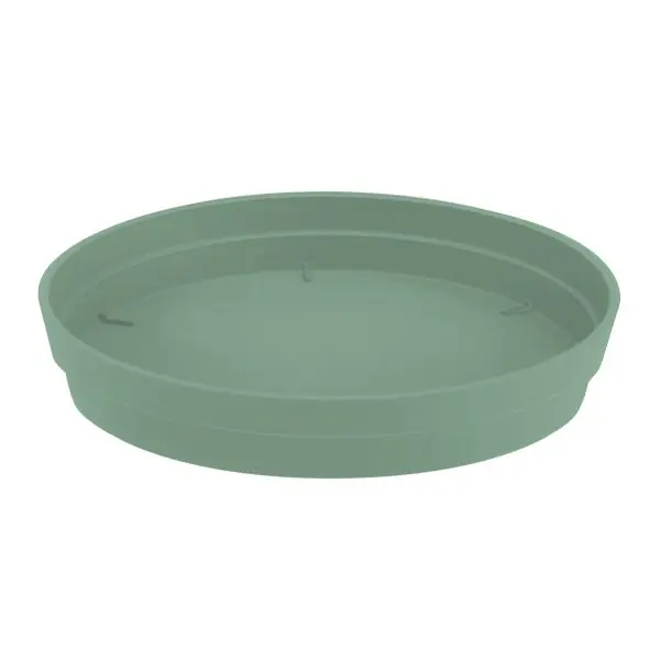 Soucoupe Ø 18,5 cm pour pot de fleur Toscane POP Ø 25 cm – Vert Laurier – EDA Retour Gratuit