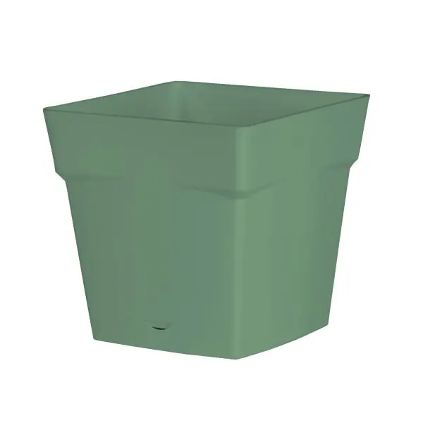 Jusqu'à Épuisement Des Stocks Pot de fleur Toscane POP 39 x 39 x 39 cm carré 38 litres - vert laurier - EDA