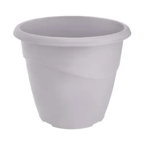 Pot de fleur Marina Ø18x15,3cm non perçé - 2L - Gris béton Réduction
