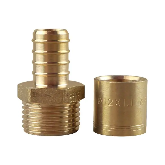 Raccord PER à glissement Ø12 - Mâle 3/8" (12/17) - IBP Bänninger Promotion Saisonnière