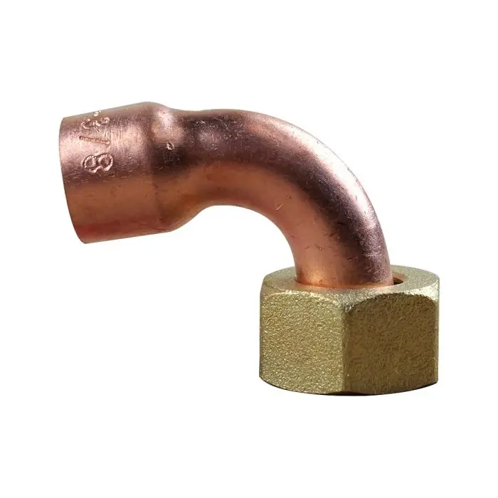 Bon Marché Coude écrou prisonnier 3/8"(12/17) - Tube Cuivre Ø12