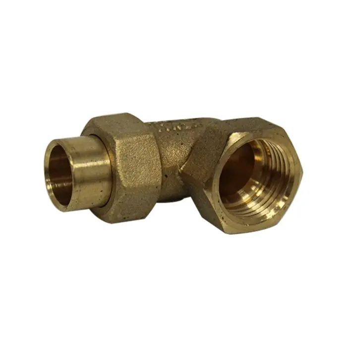 Bon Plan Coude union 3 pièces 96 GCU femelle 1/2" (15/21) - Tube Cuivre Ø14 - Arcanaute