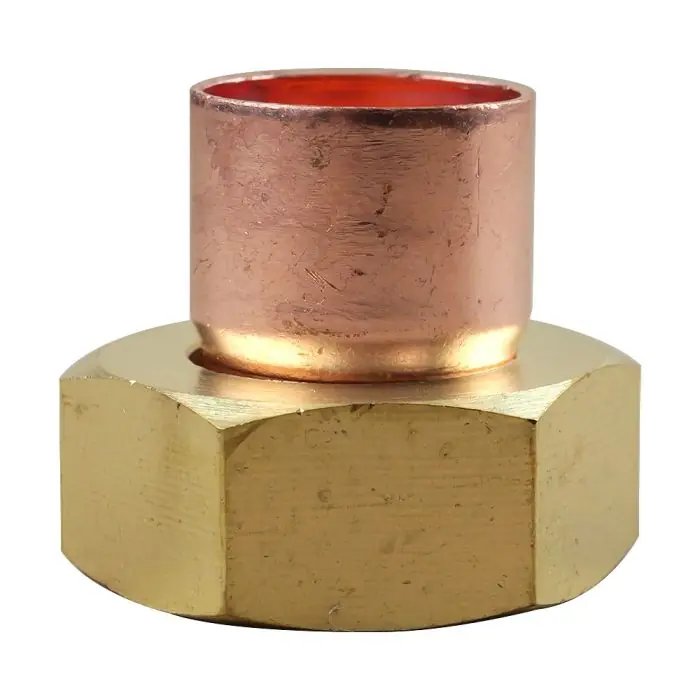 Expédié Aujourd'hui Douille droite écrou prisonnier 359 GCL Femelle 1"(26/34) - Tube Cuivre Ø22