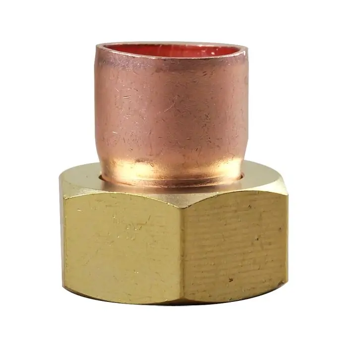 Douille droite écrou prisonnier 359 GCL Femelle 1/2"(15/21) - Tube Cuivre Ø14 Satisfait Ou Remboursé