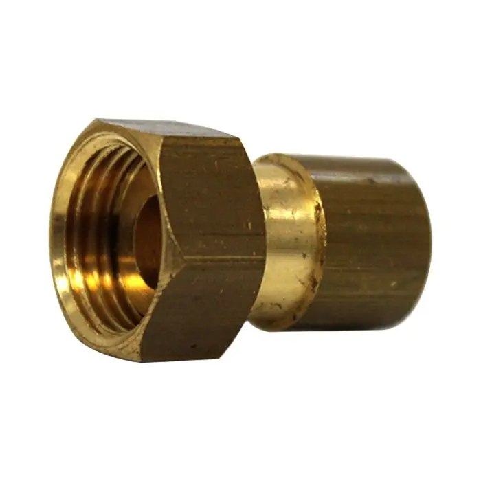 Commander Vite Raccord droit 2 pièces 359 GCU femelle 1/2" (15/21) - Tube Cuivre Ø16 - Arcanaute