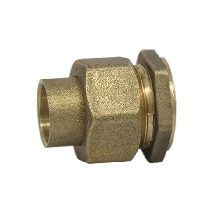 Raccord union 3 pièces 340 GCU femelle 3/8" (12/17) - Tube Cuivre Ø14 - Arcanaute Haute Qualité