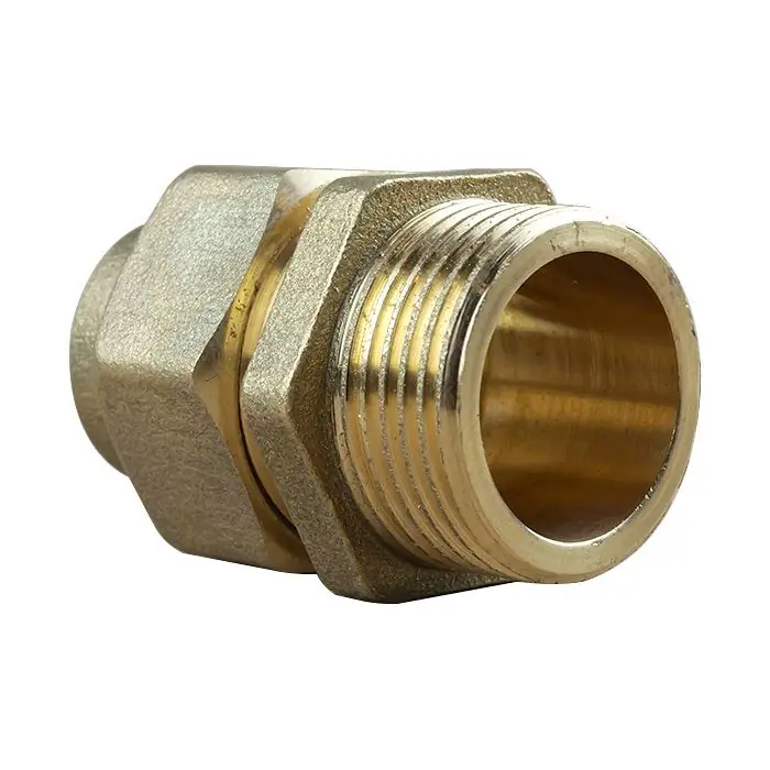 Raccord union 3 pièces 341 GCU mâle 3/4" (20/27) - Tube Cuivre Ø18 - Arcanaute Dernier Modèle