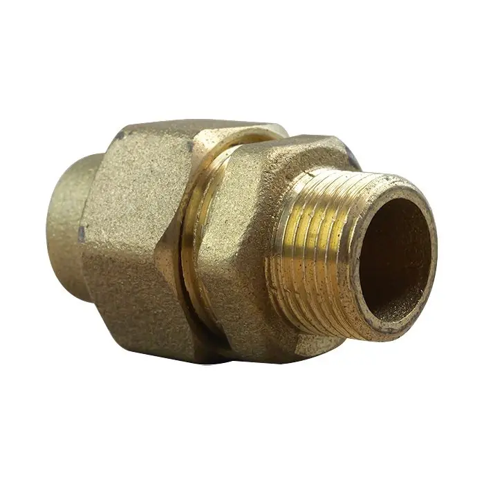 Raccord union 3 pièces 341 GCU mâle 3/8" (12/17) - Tube Cuivre Ø14 - Arcanaute Vente Directe