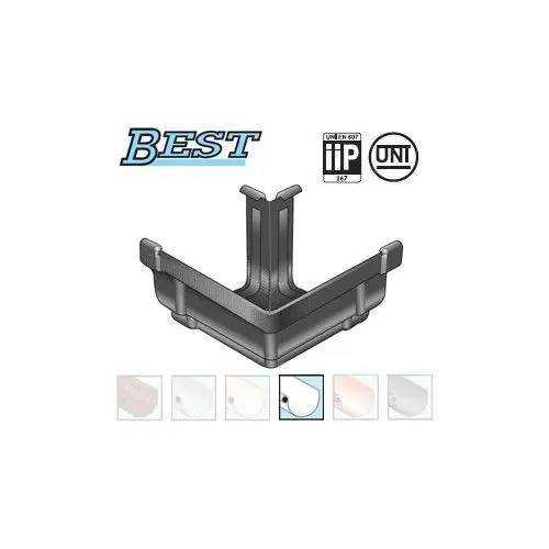 Angle extérieur 90° PVC BEST carré – blanc – First Plast Meilleure Vente