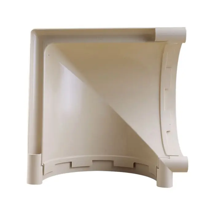 Angle universel 90° PVC 33 demi-ronde – sable – First Plast Paiement Sécurisé
