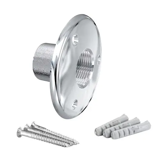 Authentique Applique pour robinet de jardin Femelle/Femelle 1/2&Prime; (15/21) chromée – Watts