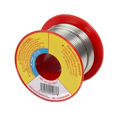Quantité Limitée Bobine Fil Soudure Etain/3.5% Argent Ø2mm – Rouleau 250gr
