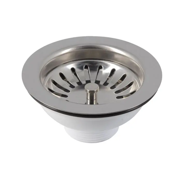 Bonde évier à panier manuel sans trop plein pour évier D. Ø90mm – Nicoll Usine Directe