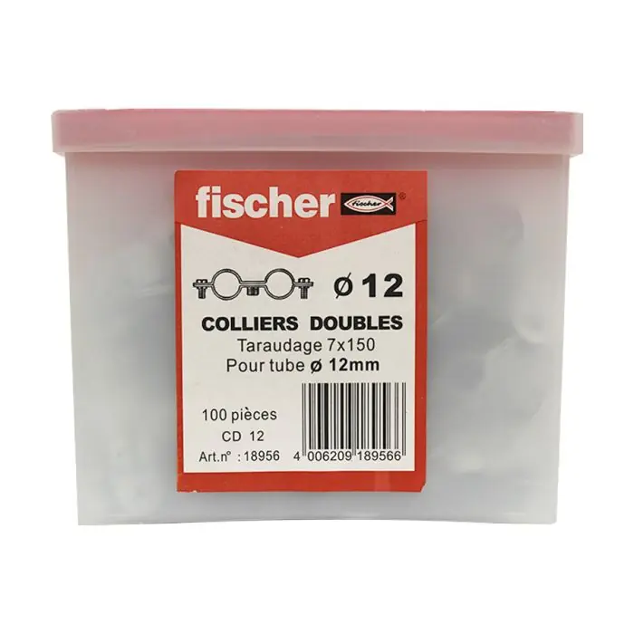 Pas Cher 100 colliers double 7 x 150 Ø12 - Fischer