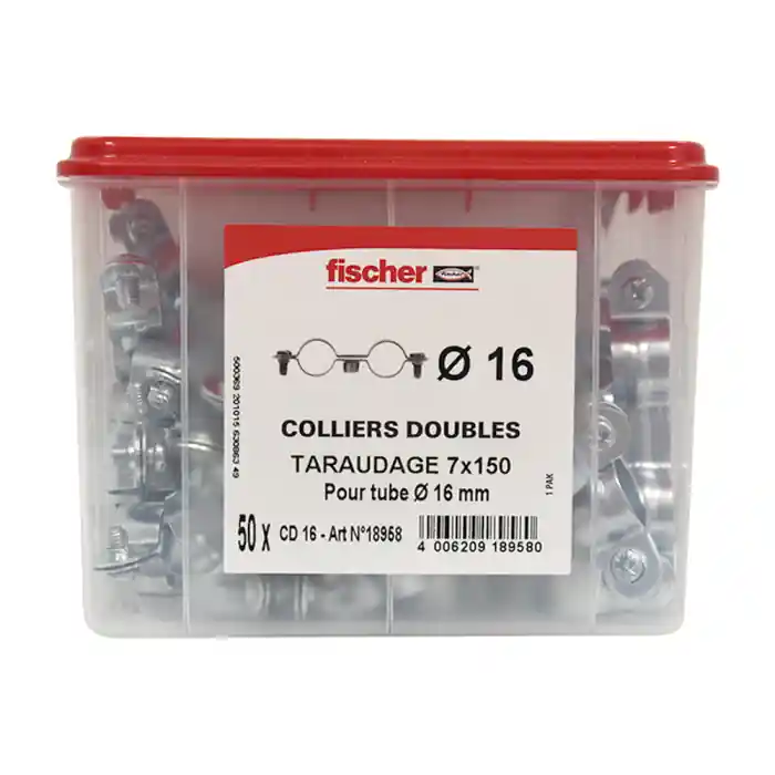 Remise 50 colliers double 7 x 150 Ø16 - Fischer