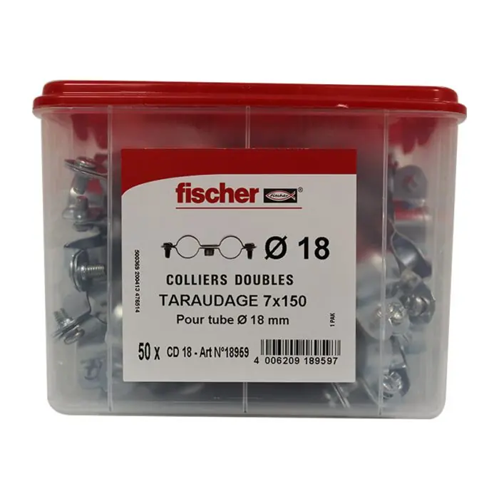Produit De Marque 50 colliers Double 7x150 Ø18 - Fischer