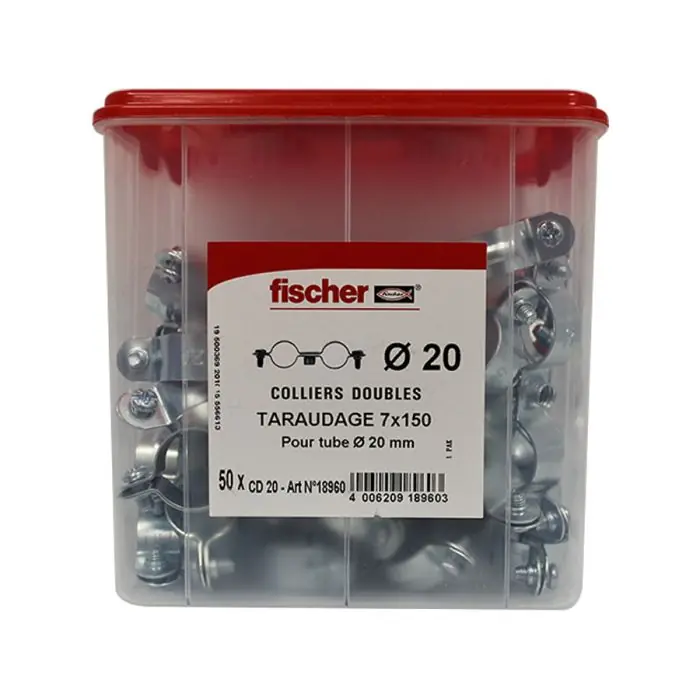 Produit De Marque 50 colliers double 7 x 150 Ø20 - Fischer