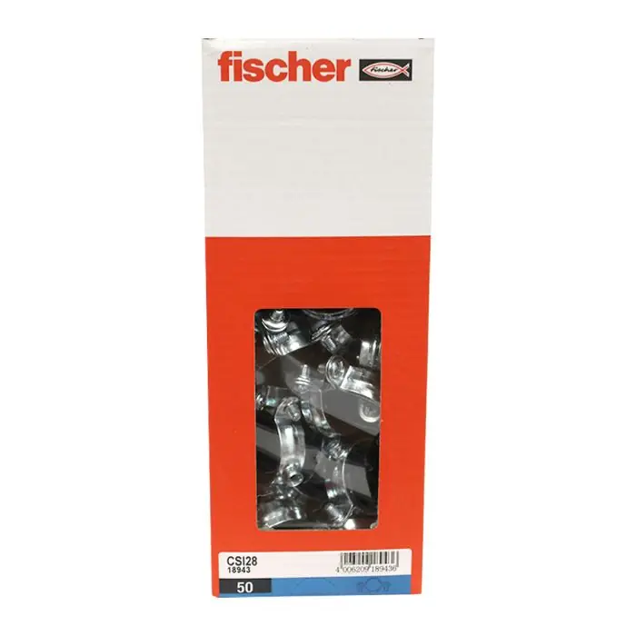 50 colliers simple isophonique 7x150 Ø28 - Fischer Offre Du Jour