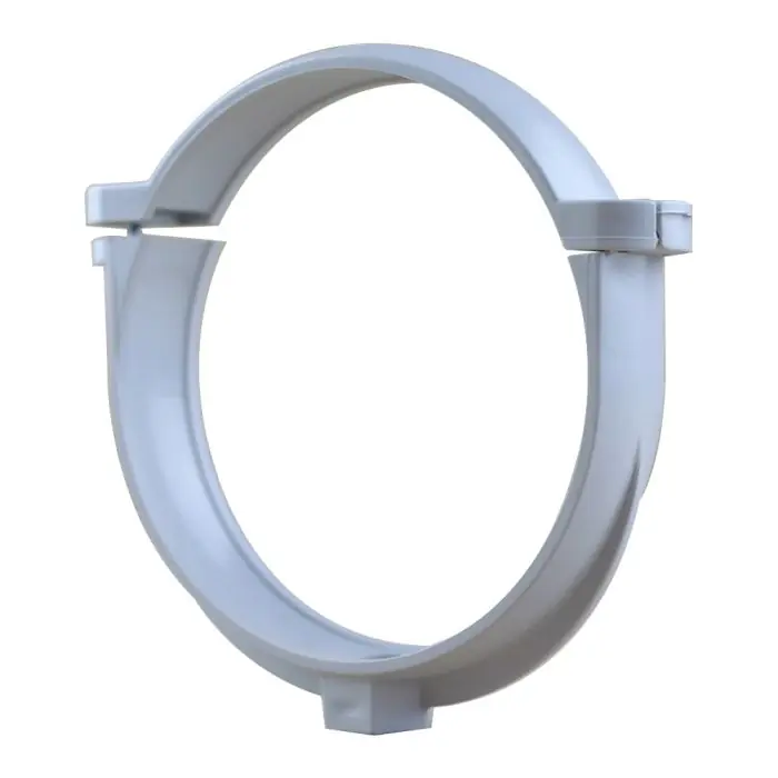 Vente Flash Collier bride pour tube de descente PVC Ø100 – gris – First Plast