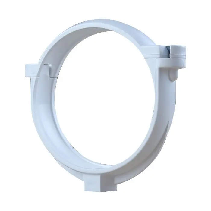 Collier bride pour tube de descente PVC Ø80 - blanc - First Plast Commander Maintenant