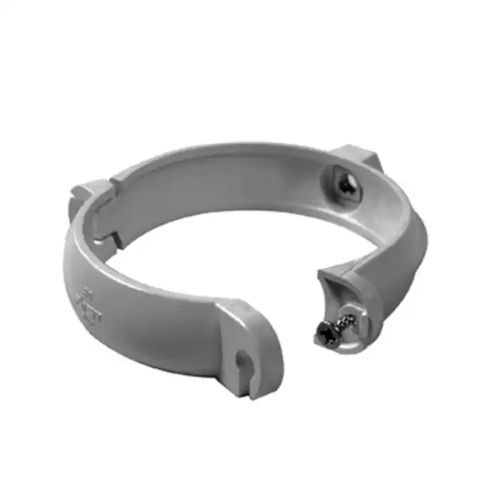 Must-Have Collier bride pour tube de descente PVC Ø80 – gris – First Plast