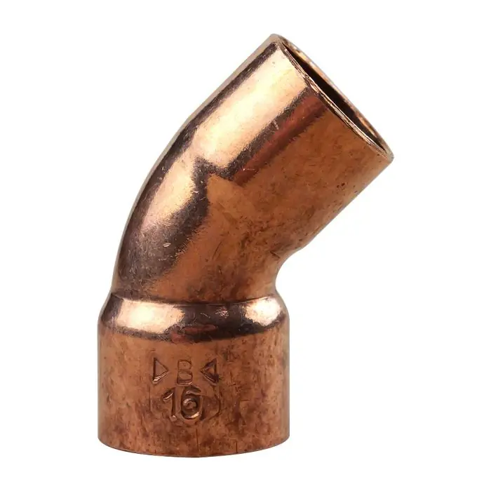 Prix Cassé Courbe Cuivre à souder MF 45° - Ø16
