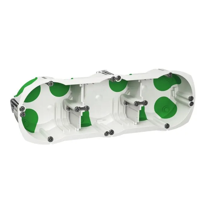 Prix Promo Boîte étanche 3 postes entraxe 71 mm, Ø 67 mm, profondeur 40 mm – Schneider Electric