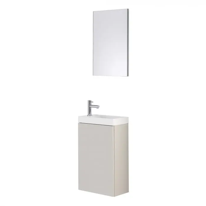 Commander Vite Lave main meuble Tortora Duofix avec miroir - Roca