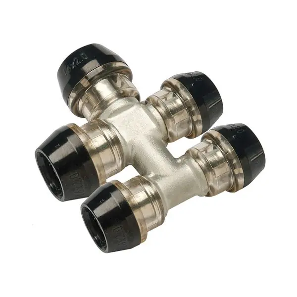 Collecteur 5 circuits push-fit ixPress2 Ø20x2,0 - Ø20x2,0 - Ø16x2,0 - Ø16x2,0 - Ø16x2,0 Marque