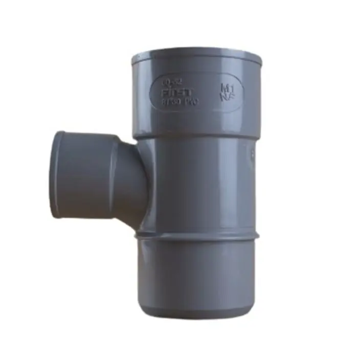 Té pied de biche réduit PVC 87°30 Mâle Femelle Ø50 réduit Femelle Ø32 - First Plast Meilleure Vente
