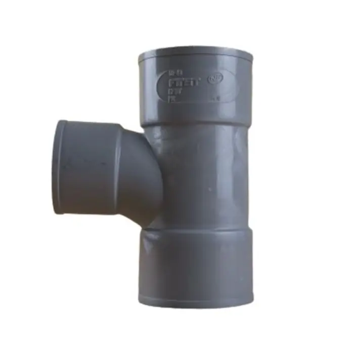 Offre Limitée Té pied de biche réduit PVC 87°30 Femelle Femelle Ø50 réduit Femelle Ø40 - First Plast