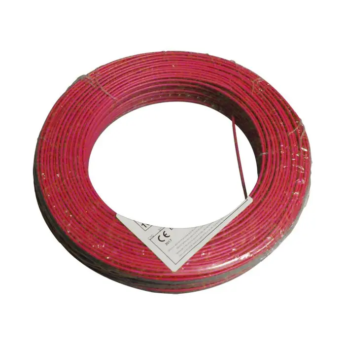 Commander Maintenant Fil électrique HO7VU 1.5 mm² rouge en 100 m - Arcanaute