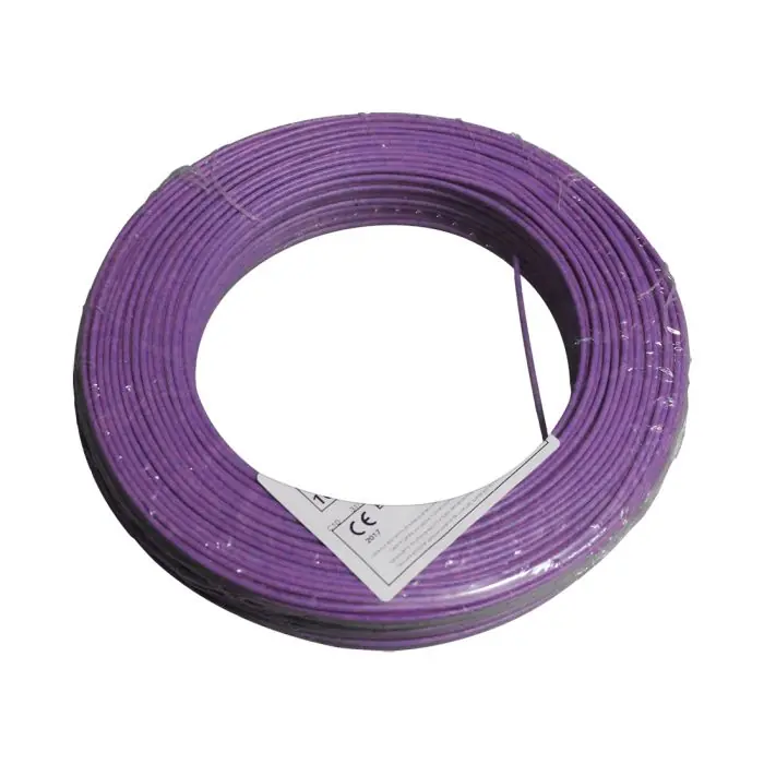 Acheter Direct Fil électrique HO7VU 1.5 mm² violet en 100 m – Arcanaute