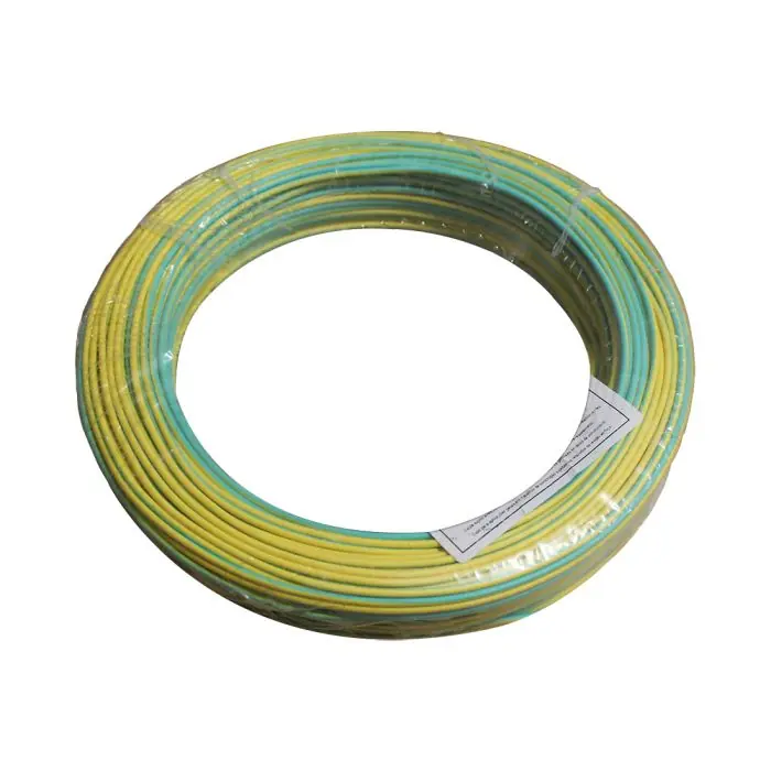 Expédié Aujourd'hui Fil électrique HO7VU 2.5 mm² Vert/Jaune en 100 m - Arcanaute