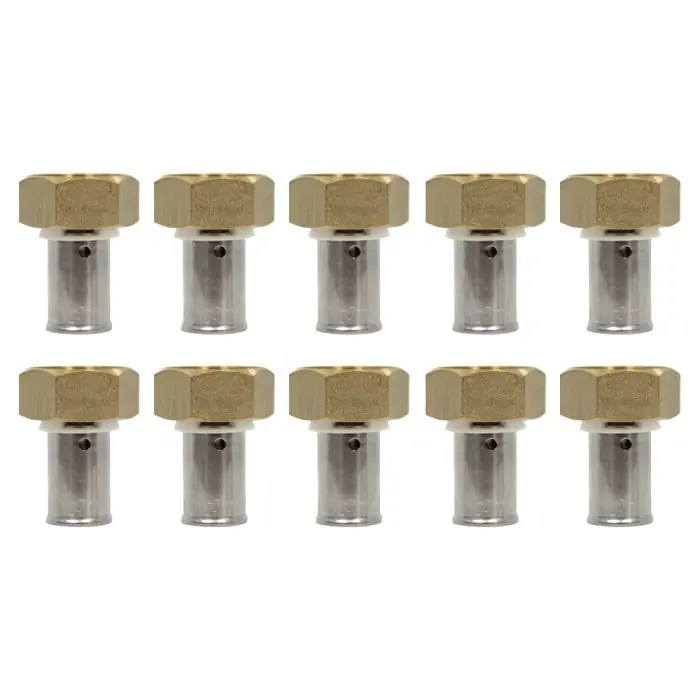Lot de 10 raccords à sertir Ø12x1,1 - Femelle écrou Libre 1/2" (15/21) - IBP Bänninger Super Prix